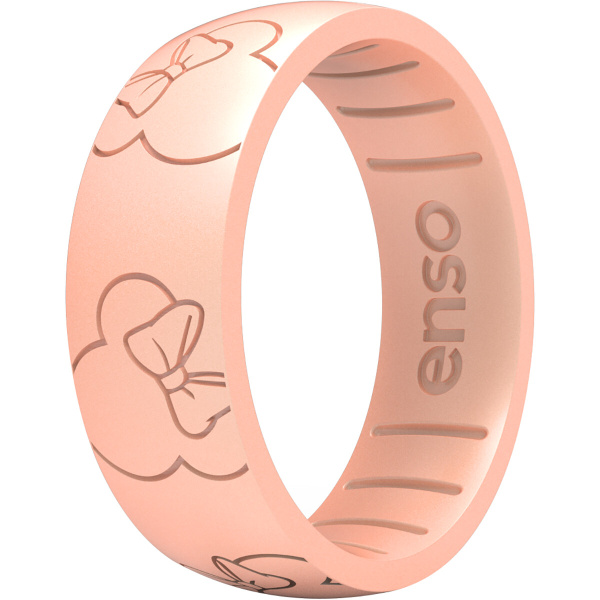 Enso Rings Disney Minnie Mouse All Around Ears Classic Silicone Ring – Rose Gold