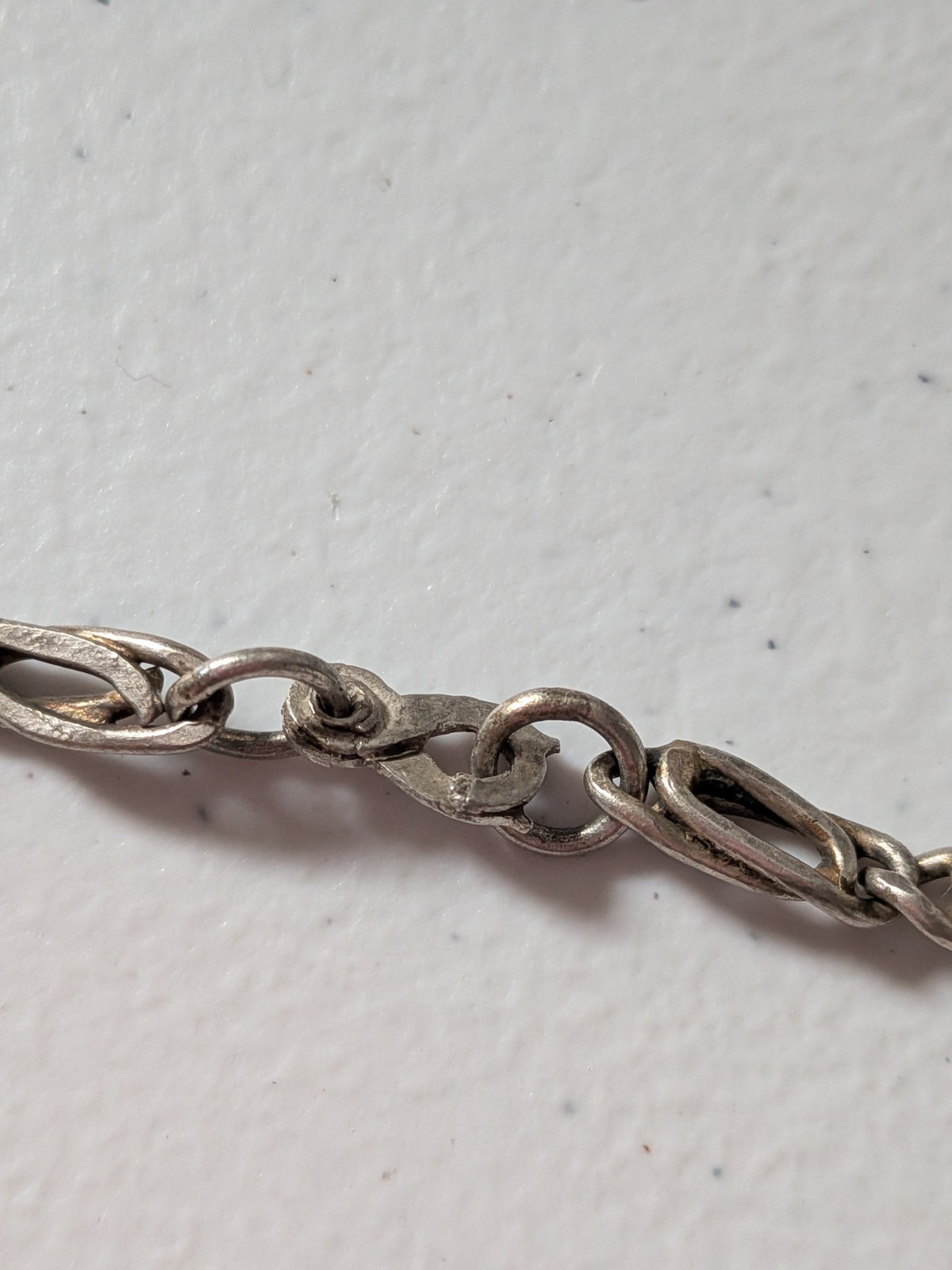 925 Sterling Silver Chain Necklace with Hook Clasp, 23 Inch Made in Turkey