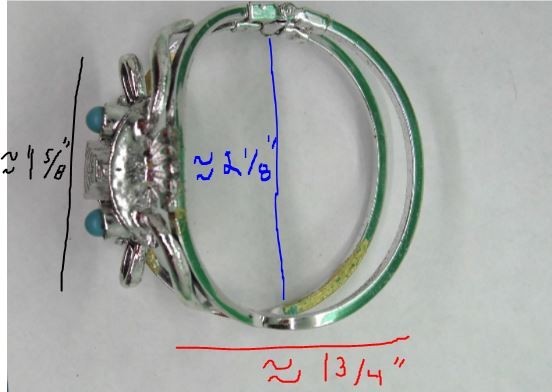Kachina Head Hinged Bracelet, Vintage (1950’s) – Description Below