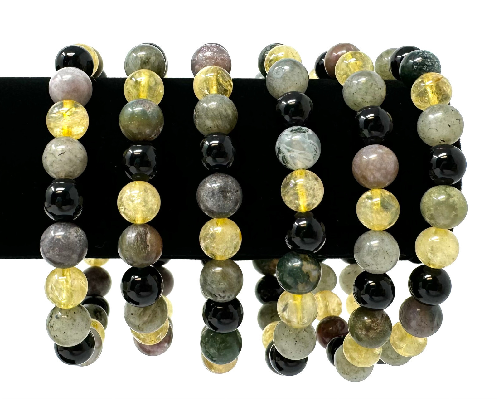 Leo Zodiac Bracelet: 8 mm Natural Crystal Beads (Leo Birthstone Bracelet)