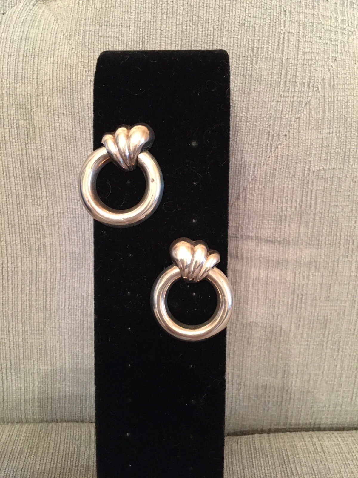 Made In Thailand Sterling Silver 925 Hoop Earrings 11.8 Grams