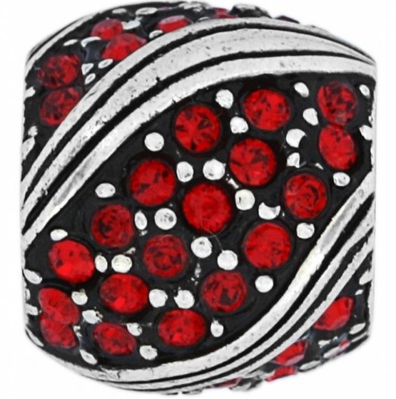 Brighton AMERICANA Crystal Bead in Red, Turquoise, Clear, Copper & Blue $23 New