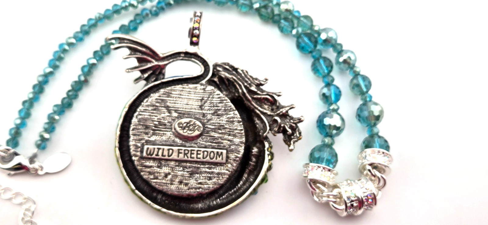 Kirks Folly Marina Mermaid Seaview Water Moon Wild Freedom ST Necklace SET #128