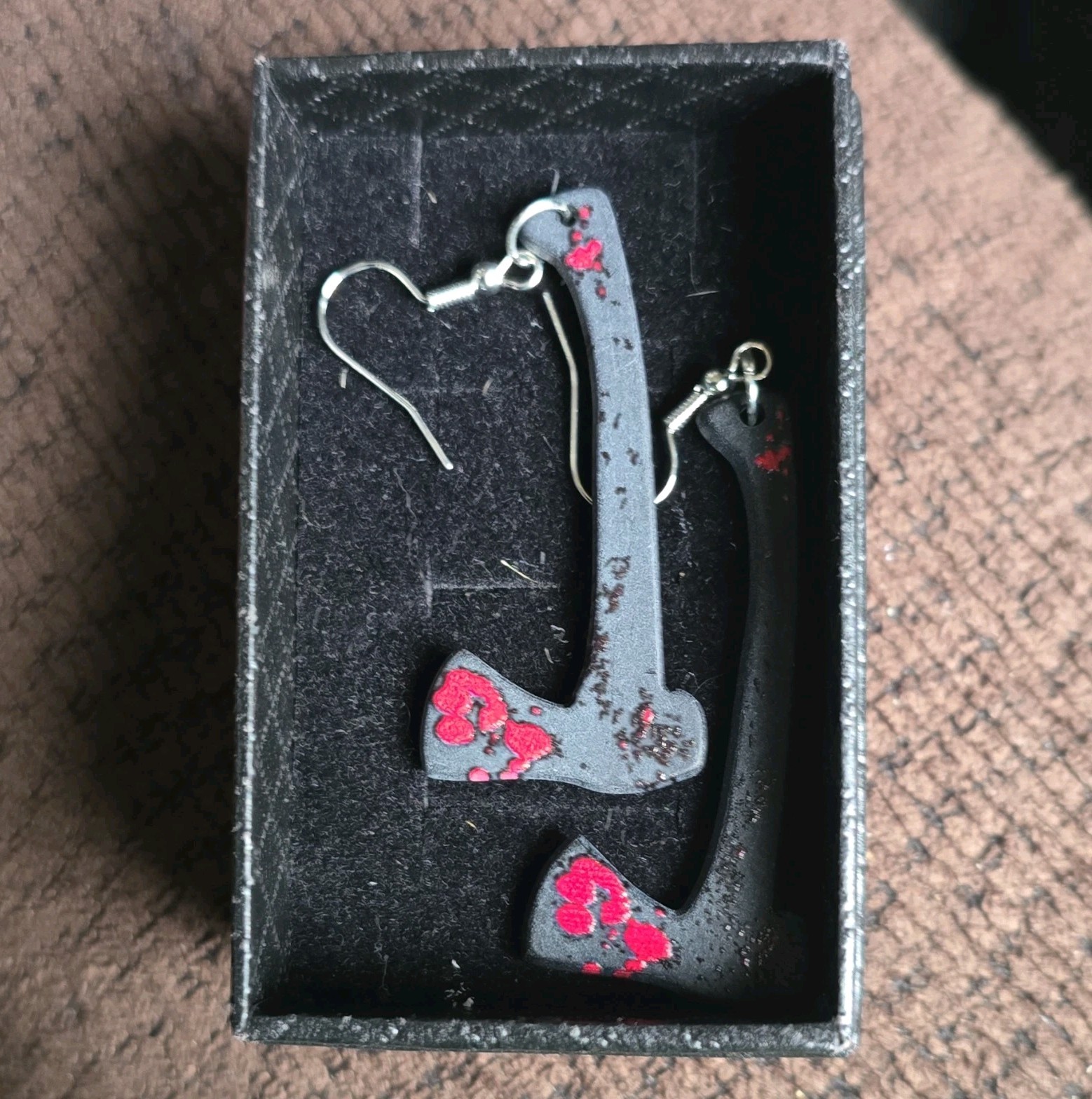 hatchet earrings