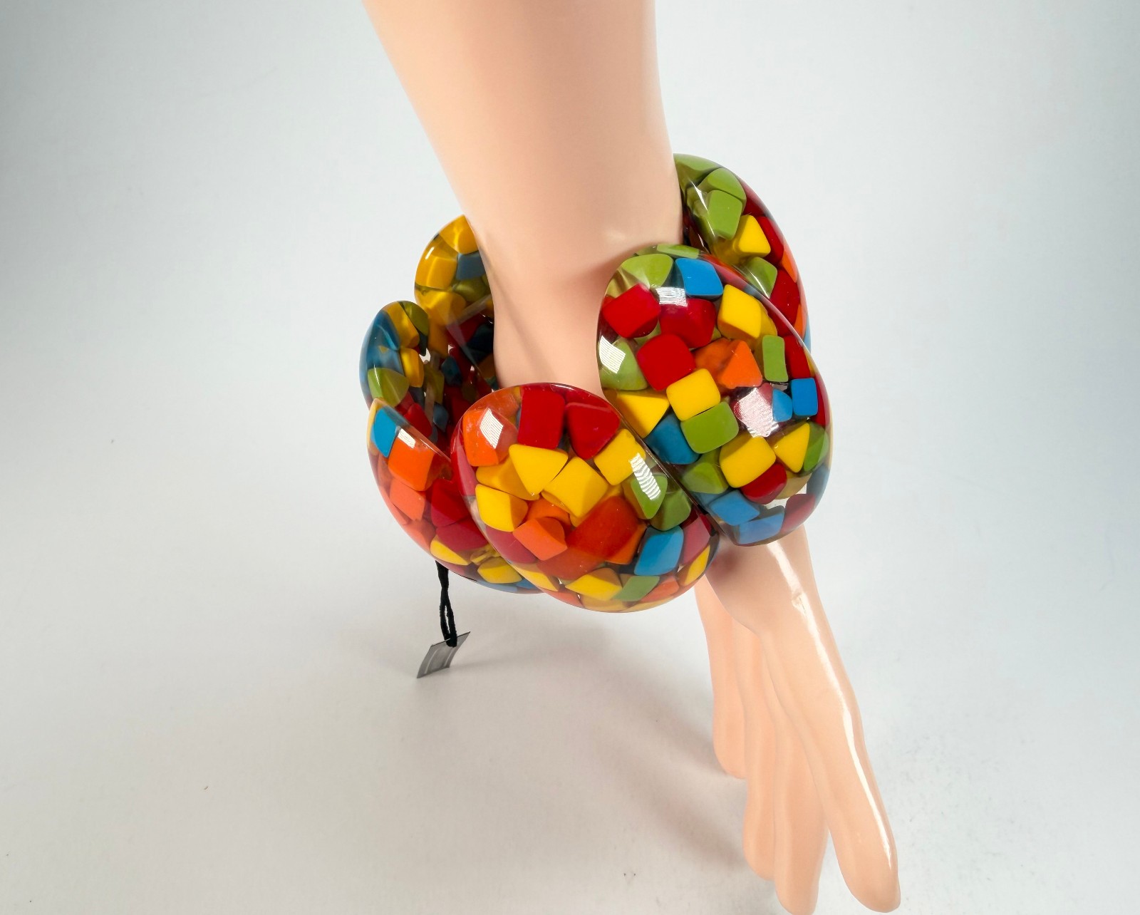 Marion Godart – Confetti “Sept Pièces” Summer Mix Elasticated Resin Bracelet
