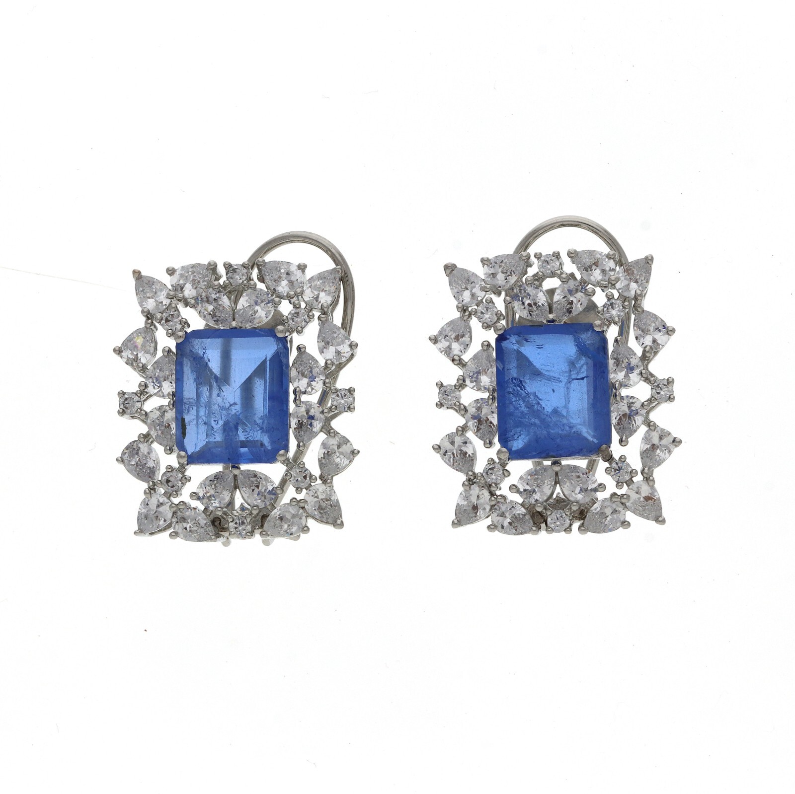Luxurious Cubic Zirconia for Earrings with Brilliant CZ Accents