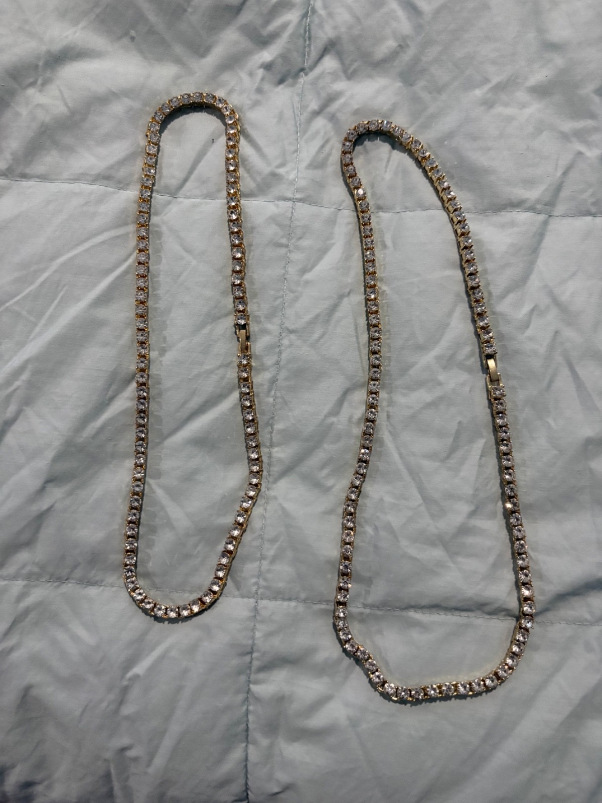 chains gold diamond 18” and 20”