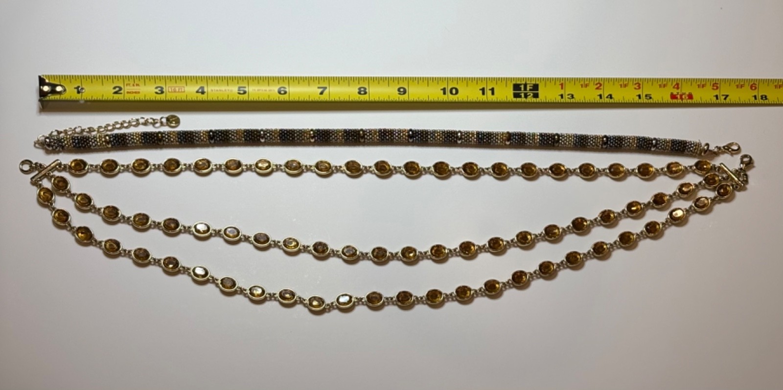 TWO Necklaces TALBOTS, BANANA REPUBLIC, VGC Upscale Fashion 17”-20”