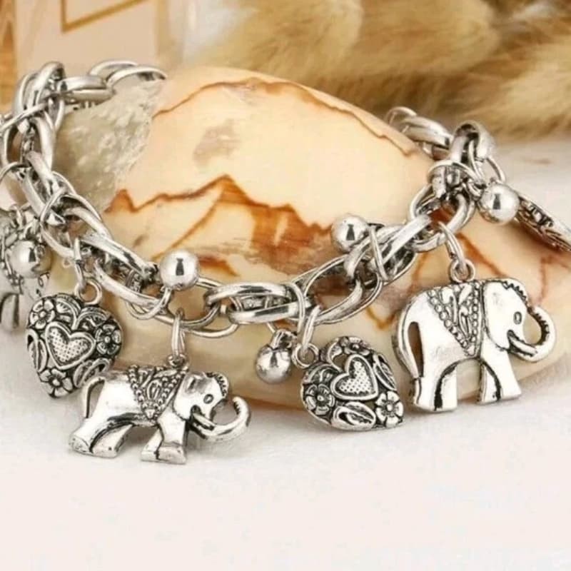 Elegant 925 Plating Silver Beach Sandal Heart Anklet Foot Bracelet Vintage Women