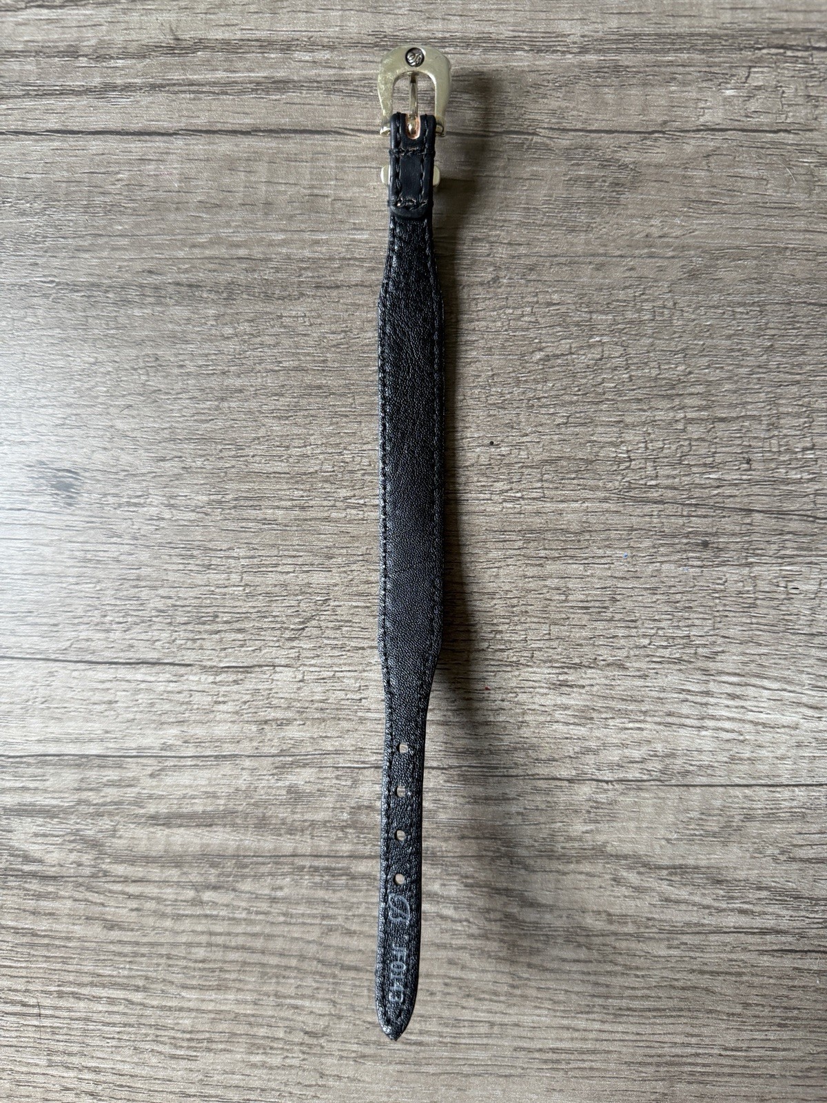 Brighton Sierra Bandit Bracelet Jf0143 Black Leather Silver Plated