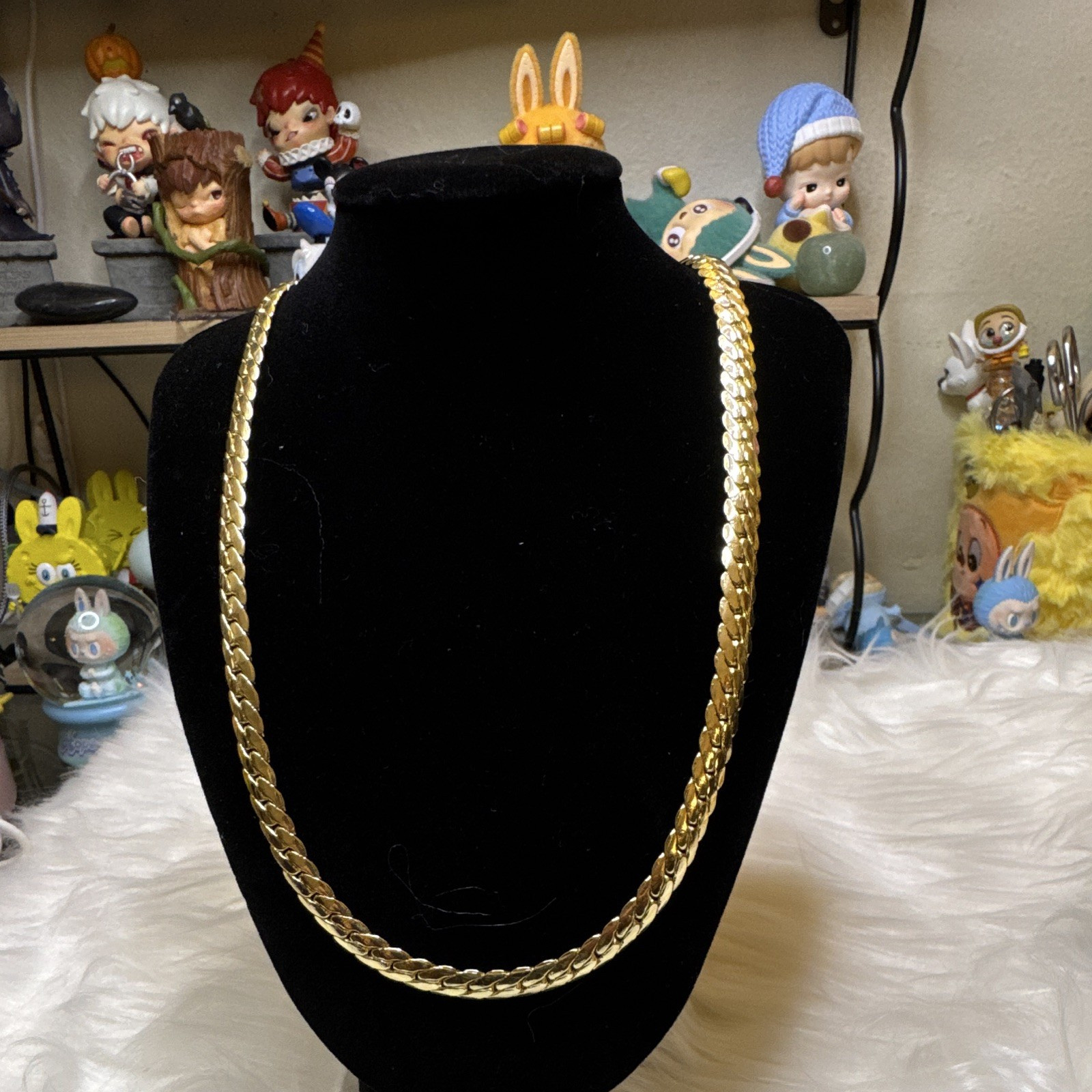 Miami Cuban Curb Link 14kGold Filled Chain 30 inch Necklace 6.7mm, Lobster Clasp