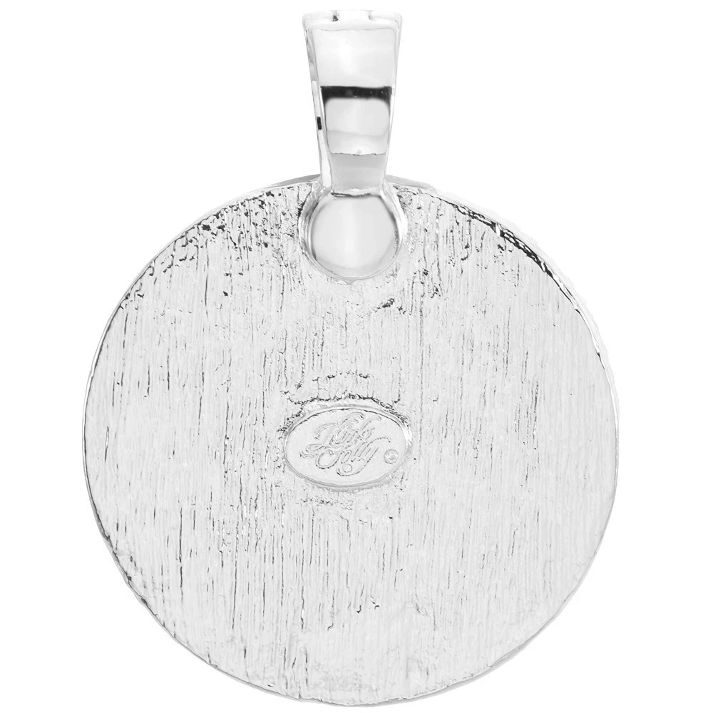 KIRKS FOLLY GODDESS ILLUSION 35MM SEAVIEW MOON FOLDOVER PENDANT IRISH MIST ST