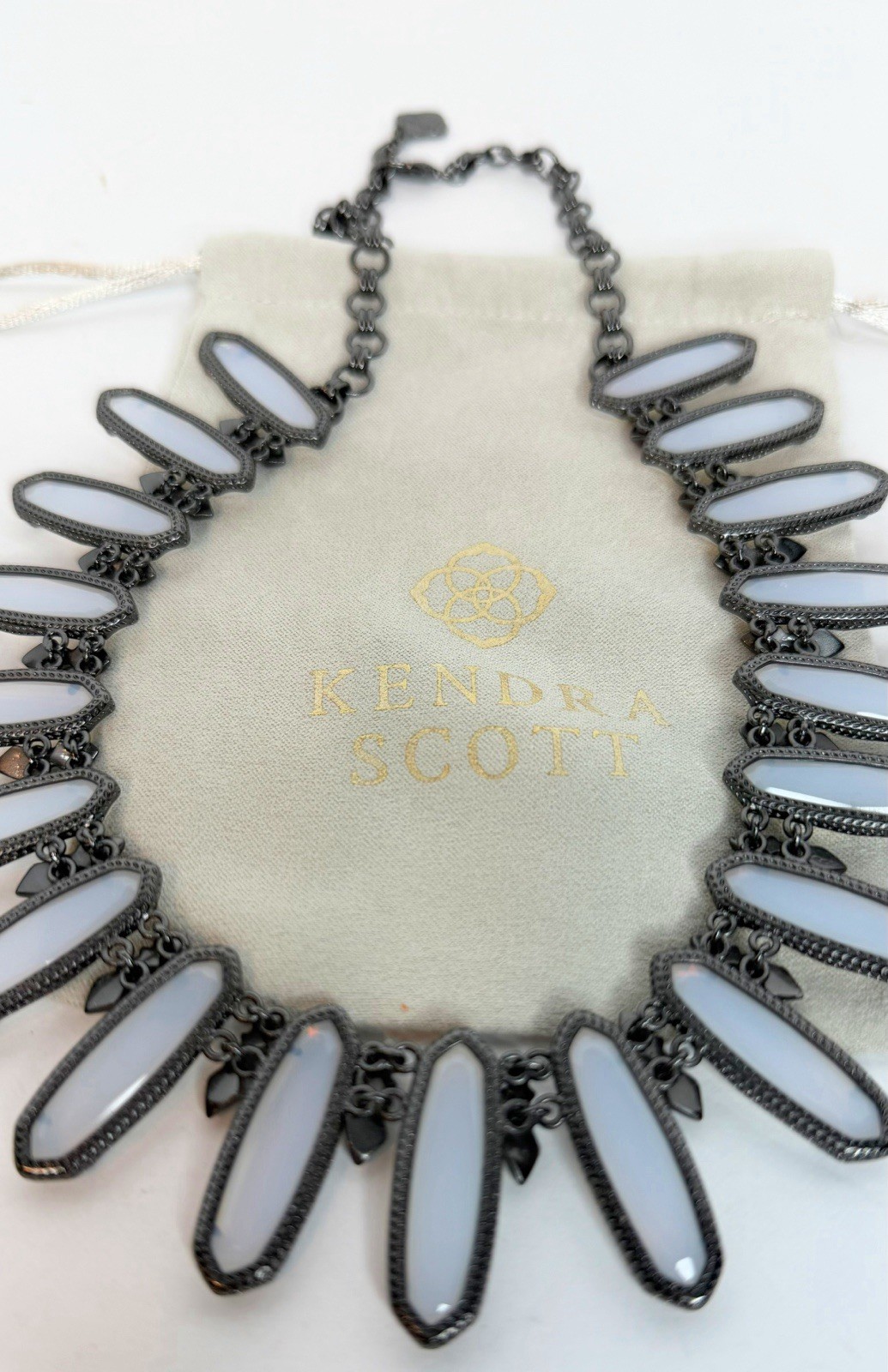 Kendra Scott Gabriella Iridescent Opalite Necklace Retired