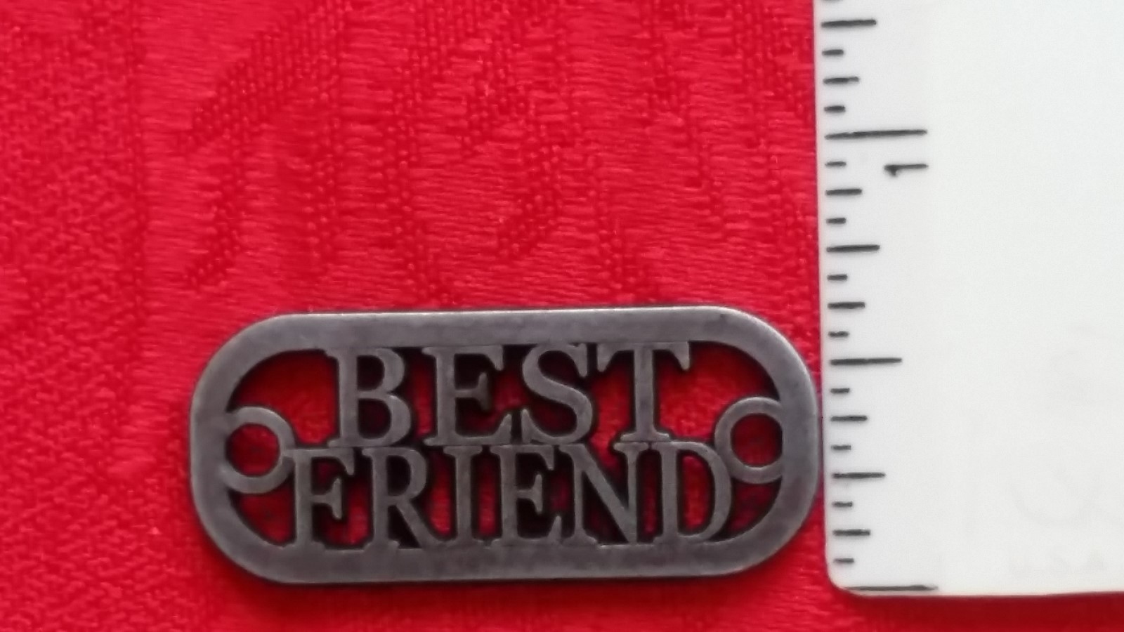 BEST FRIEND CHARM BRACELET CONNECTOR – NECKLACE – ANTIQUE SILVER -BRONZETONE