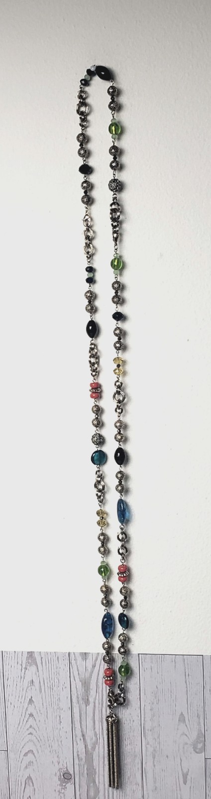 Cabi Necklace Flapper Length Detachable 2 Part Convertible Glass Beads FREE SHIP
