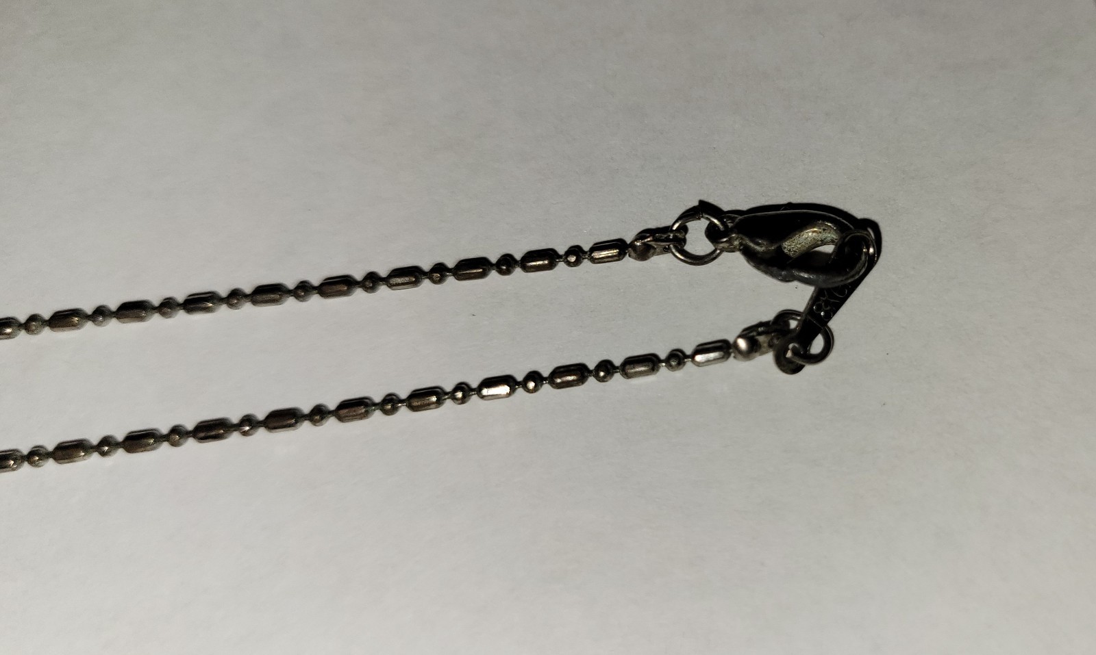 2 Necklaces 1 is 1/20 12K Gold Filled GF Chain 18″ & Other Is 18″ 18 KGP