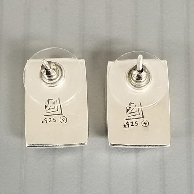Silpada Sterling Silver Red and Black Pendant And Pierced Earrings Sets Retired