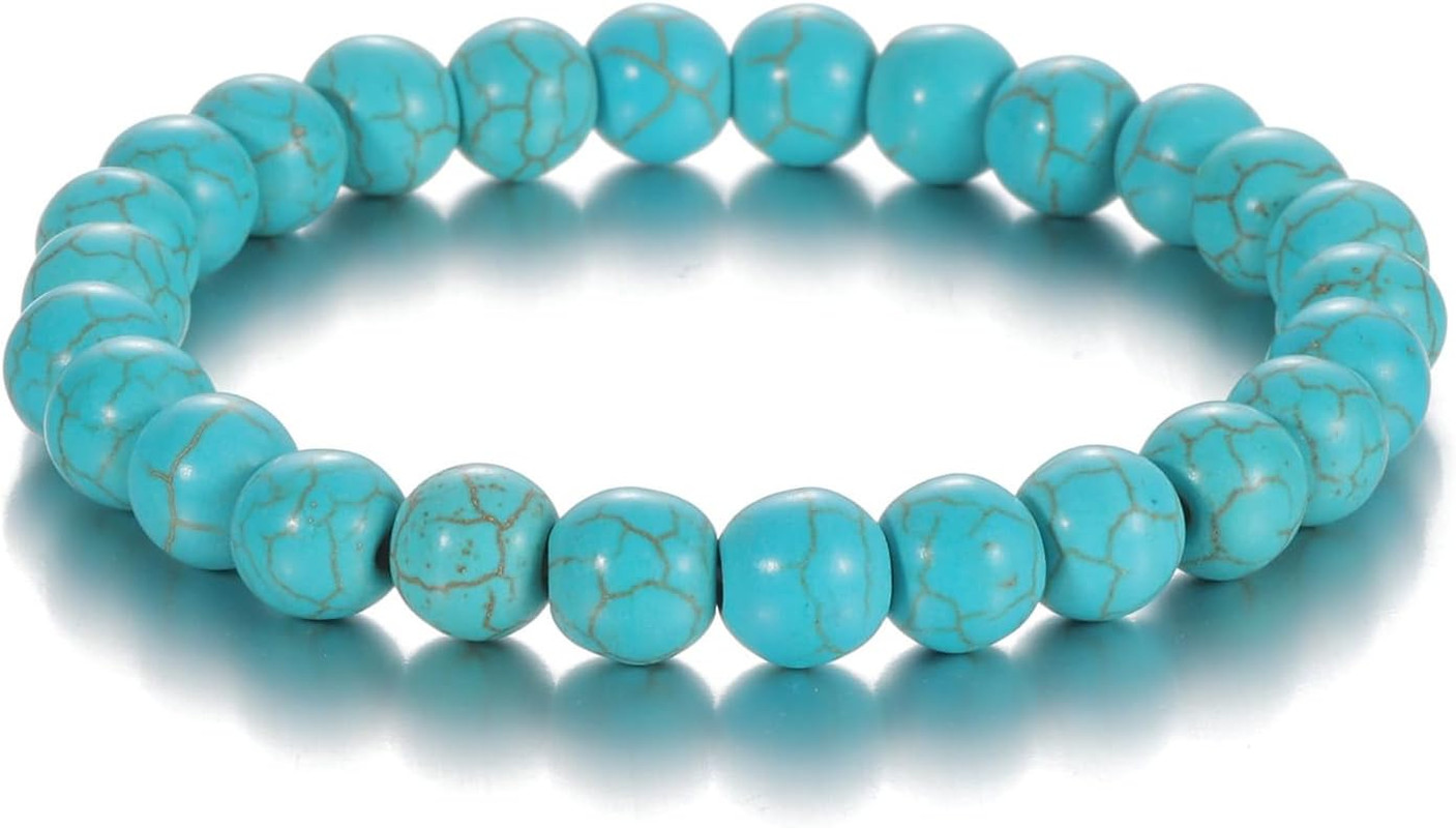 Womens Crystal Beaded Bracelets for Women Men Protective Energy Bracelet Natural