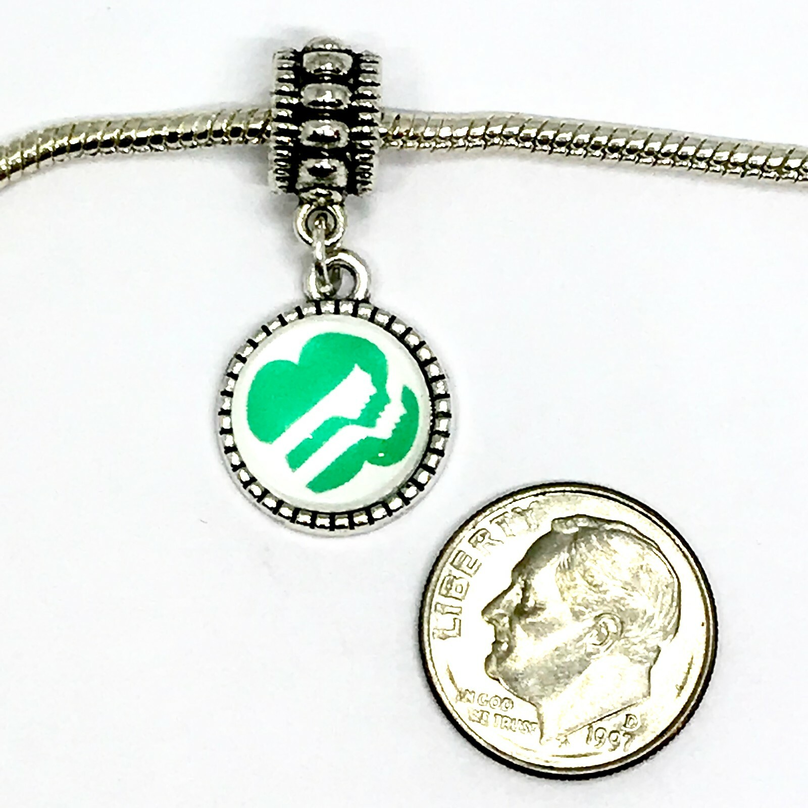 Girl Scouts Dangle Charm Bead for Snake European Bracelets Necklace, BUY 3,GET 1