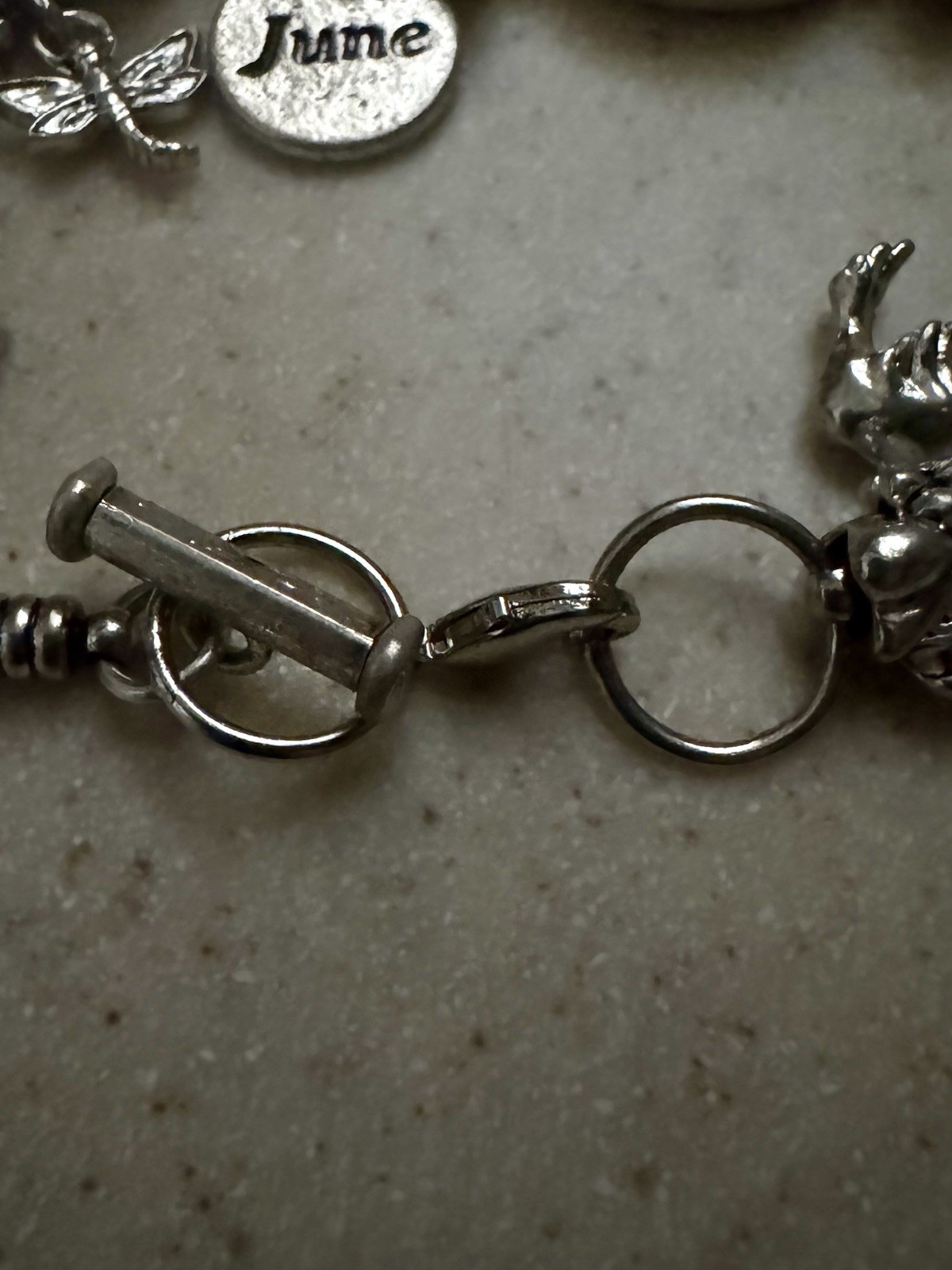 Willabee and Ward 12-Month Charm bracelets inscribed Christian scripture