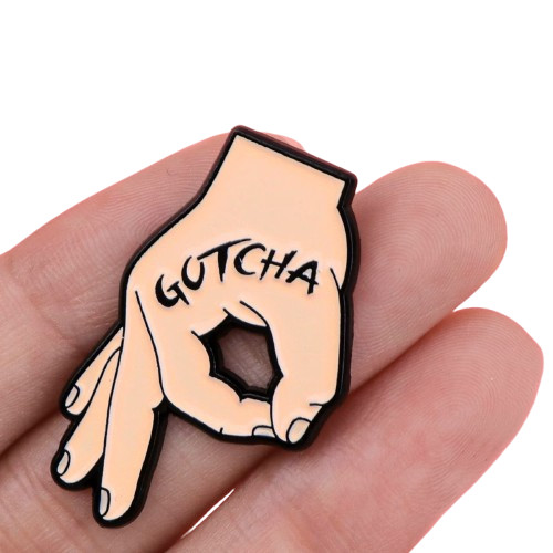 GOTCHA – Kids Childhood “Circle Game” Enamel Pin NEW /Shipping Included