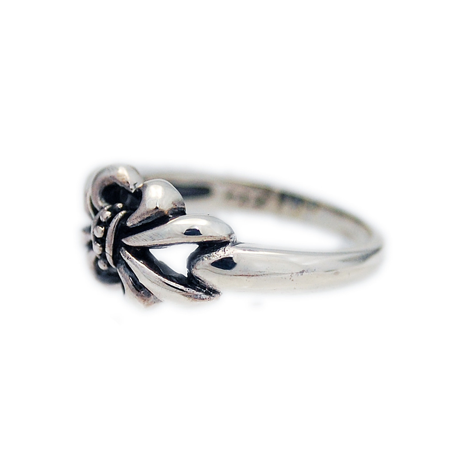 RIBBON KNOT 925 STERLING SILVER GOTHIC BIKER JEWELRY VINE FLORAL RING sa-r007