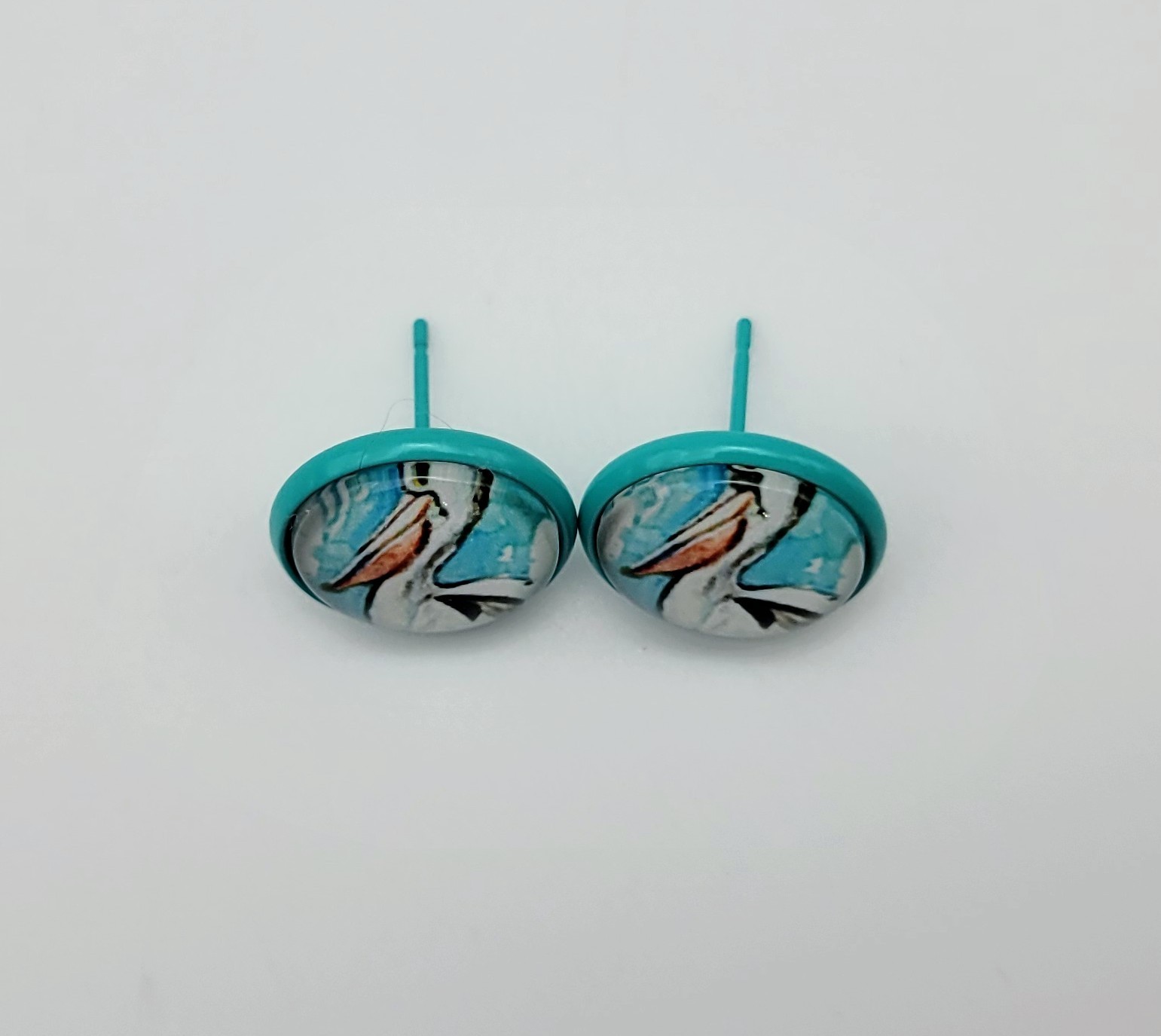 Tropical Pelican Earrings