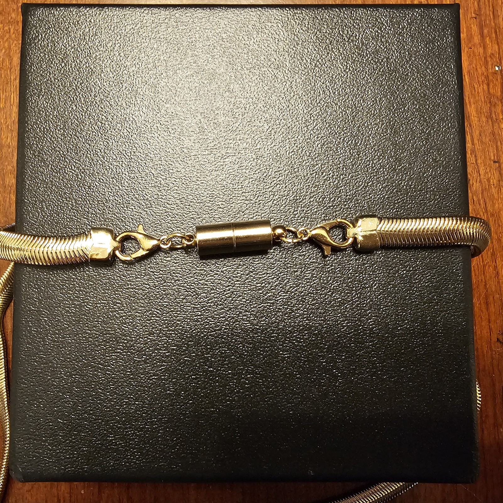5 MM wide Tubogas Gold Over Bronze 30 inch Necklace or Bracelet