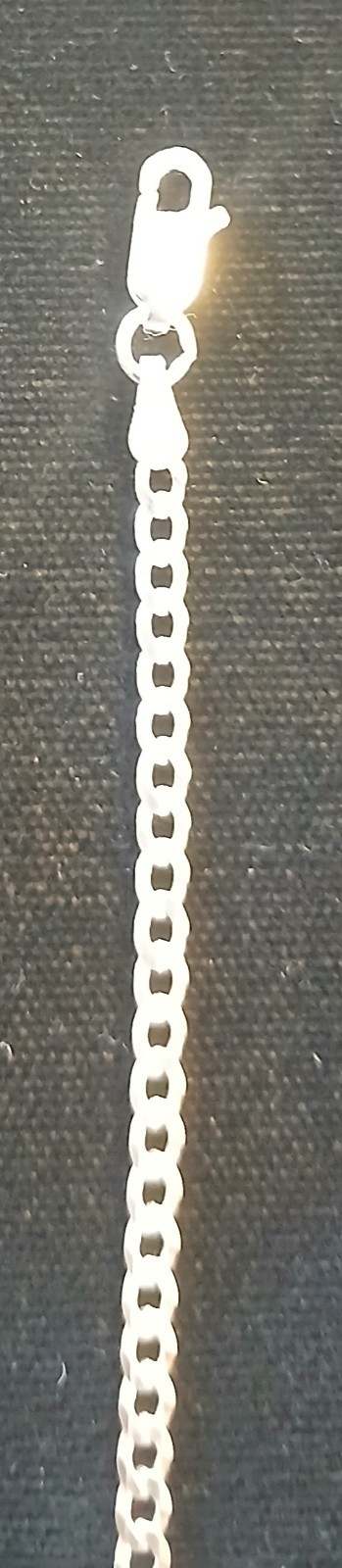 7″ Sterling Silver Solid Cuban Link Braclet 🔥 925 ITALY 🔥 2.7mm 🔥 2.2 Grams