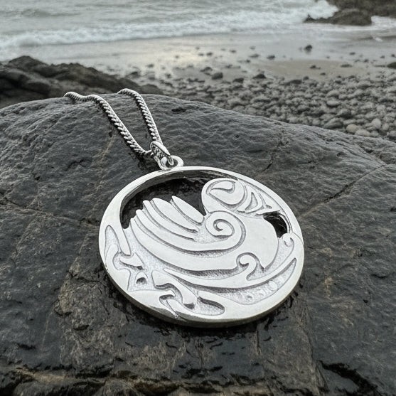 Celtic Puffin Necklace – Handmade in Scotland