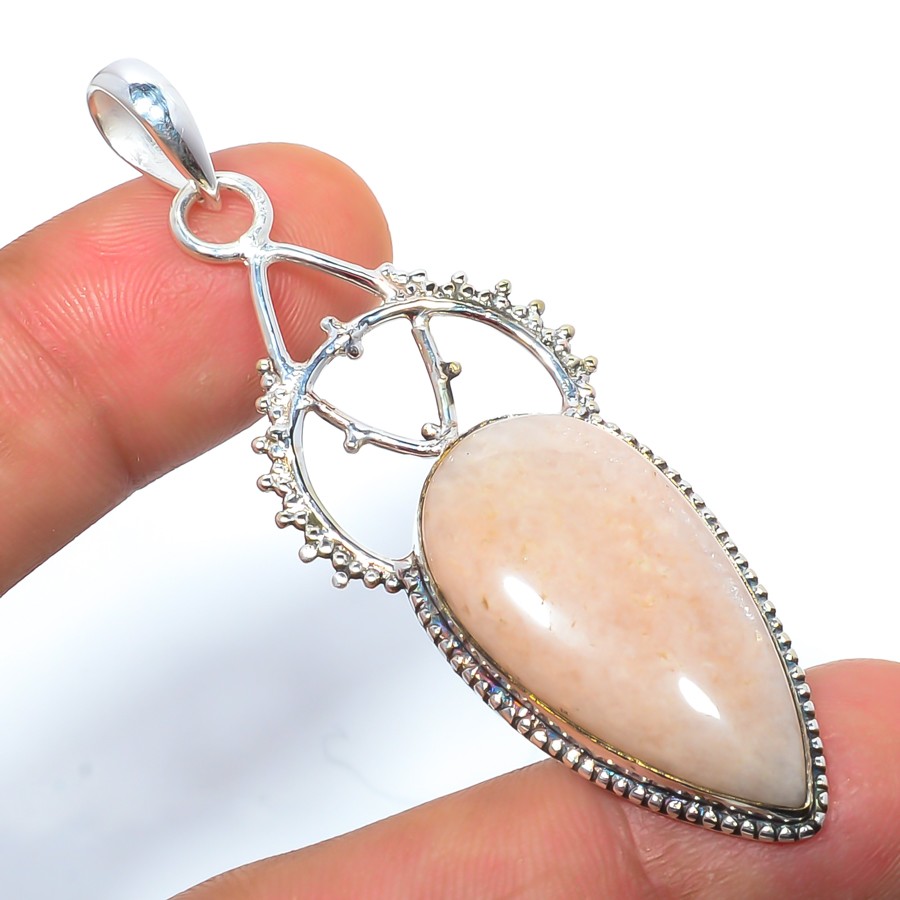 Pink Opal – Australia Silver Handmade Handmade Jewelry 2.54″ T26