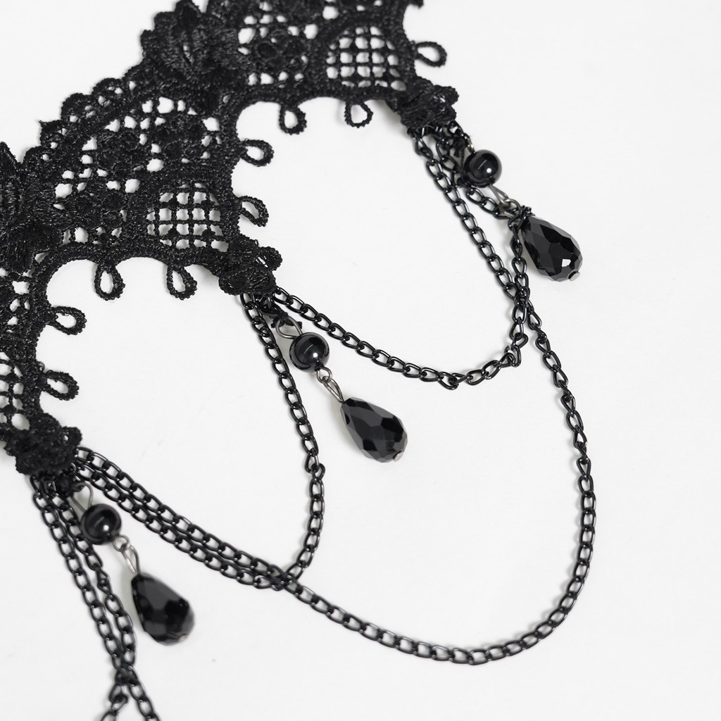 Punk Vintage Lace False Collar Women Accessories Gothic Jewelry Lace Necklaces