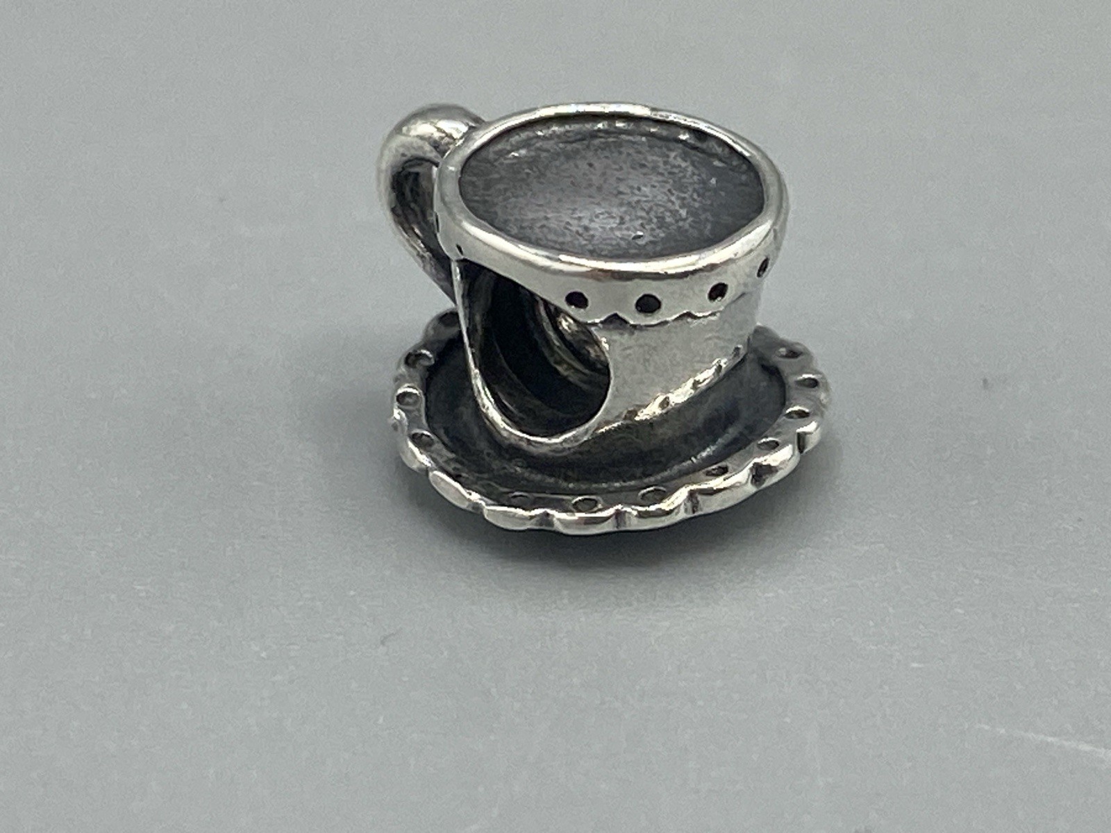 Authentic Pandora Moments Teacup Charm/Bead Silver 925 ALE 790361