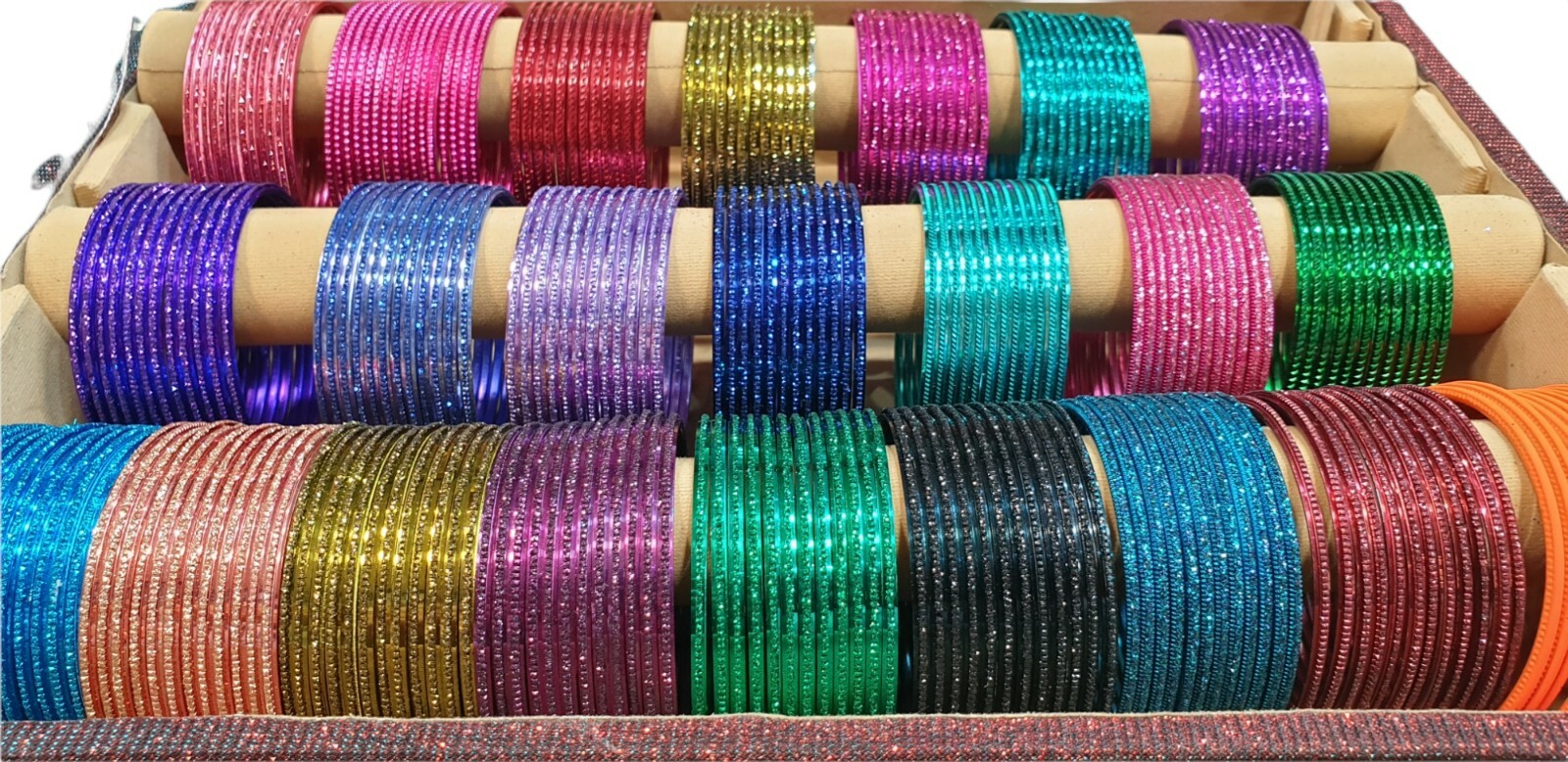 120 Indian Bangles In asstd colours Adult sizes Eid Mehindi Indian Pakistani
