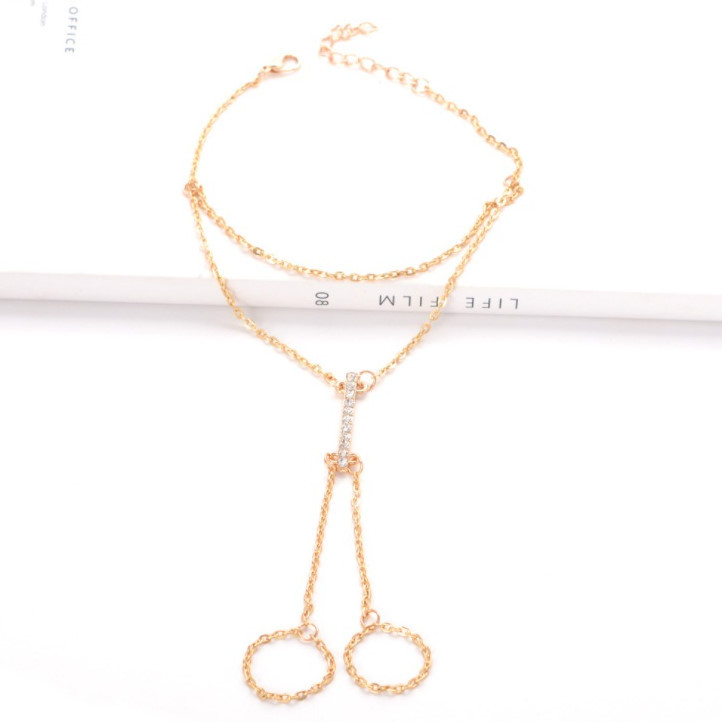 Crystal Choker Ankle Bracelet