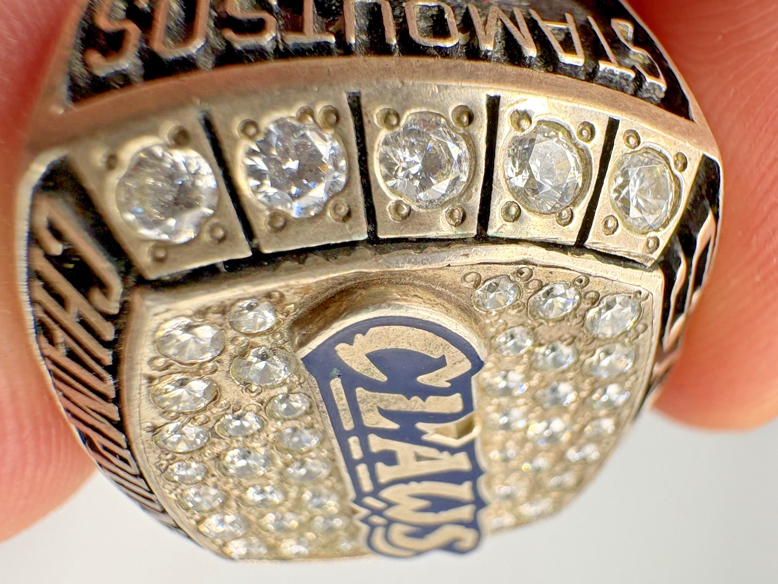 South Atlantic League Sterling Silver 925 Championship Ring Blue Claws 2010