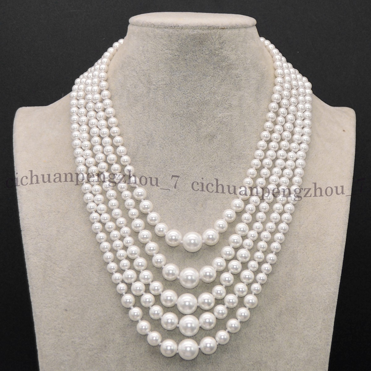 Fashion Jewelry 8/10mm Gemstone Round Beads Tortoise Pendant Necklace 18”