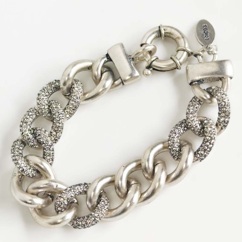 7.5″ Chicos Thick Chain Statement Bracelet Retro Women Party Vacation Jewelry