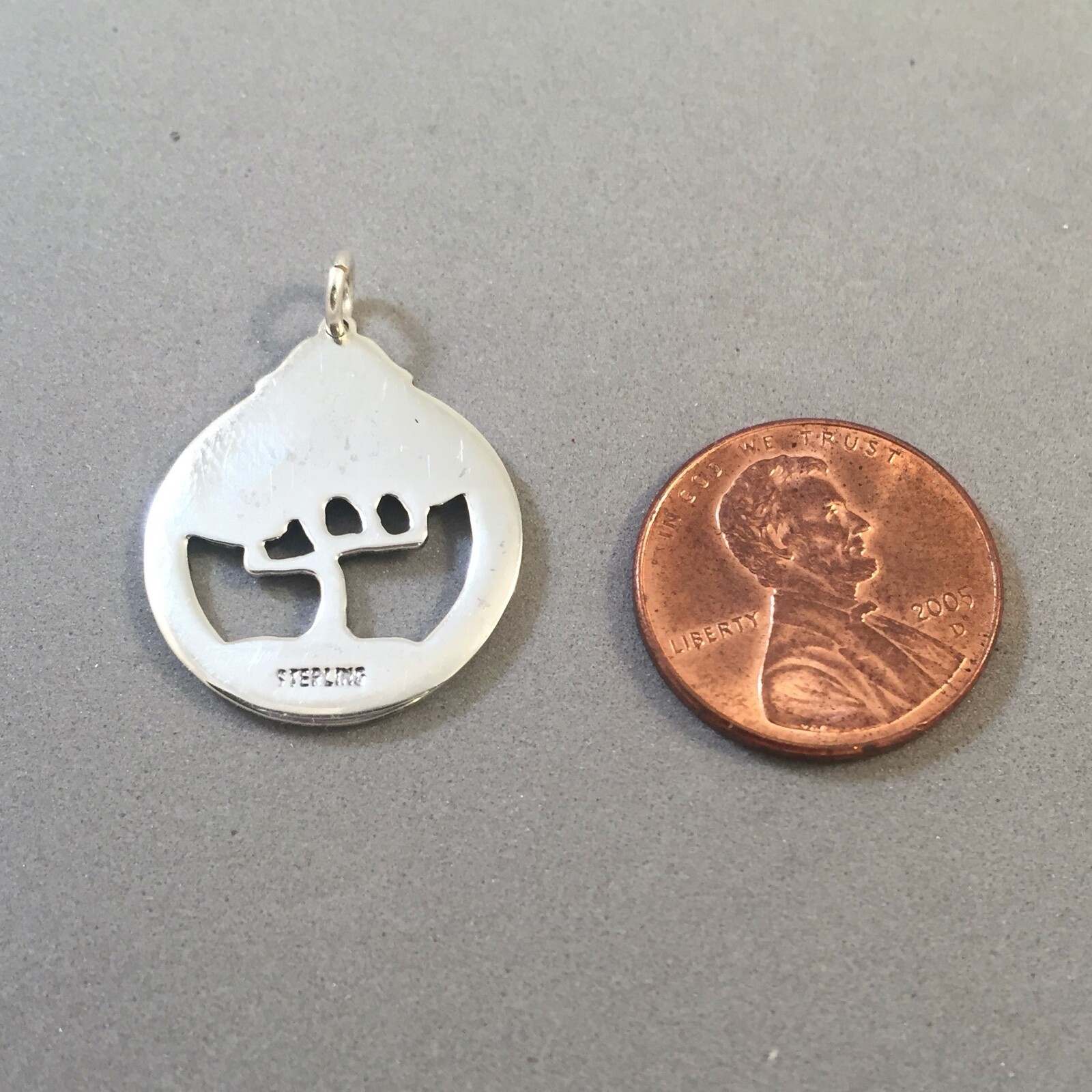 925 Sterling Silver LONE CYPRESS Carmel By The Sea CHARM Monterey NEW 925 TW35