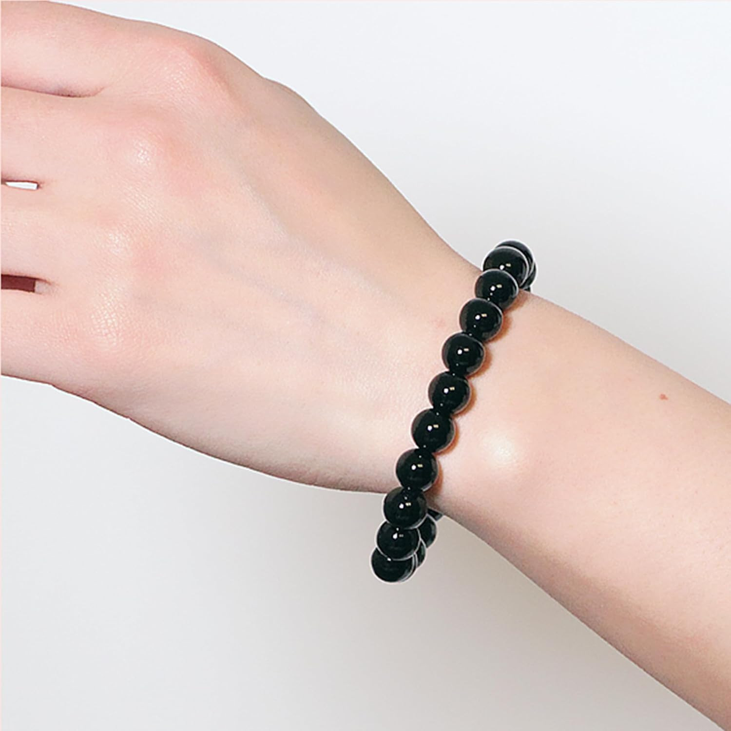 Black Tourmaline Bracelets for Men Protection Bracelets for Women Chakra Feng Sh