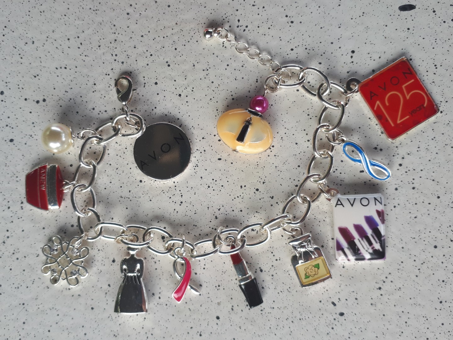 Avon 125th Anniversary Charm Bracelet