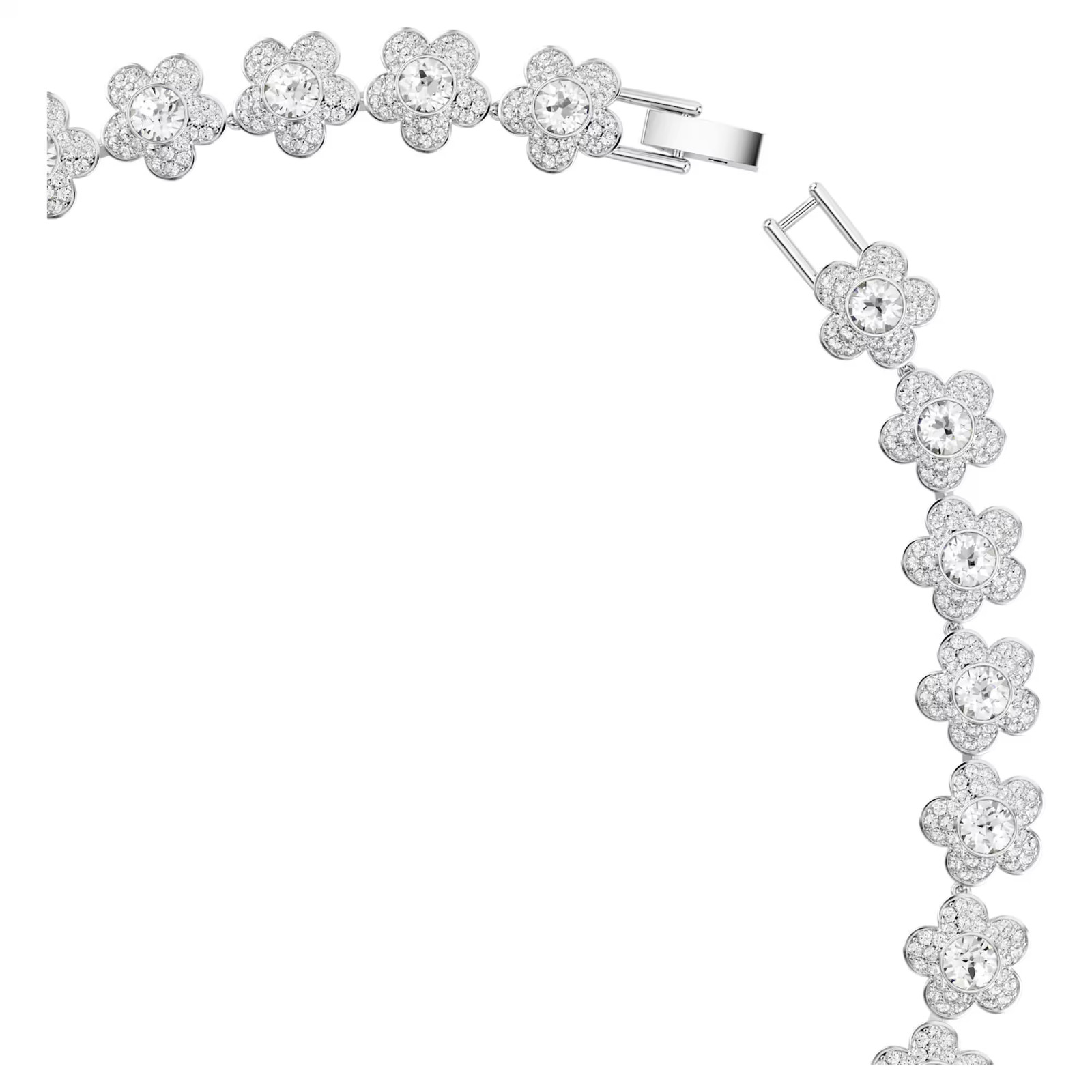 Swarovski Ariana Grande Daisy Flower Necklace White Crystal Free Ship