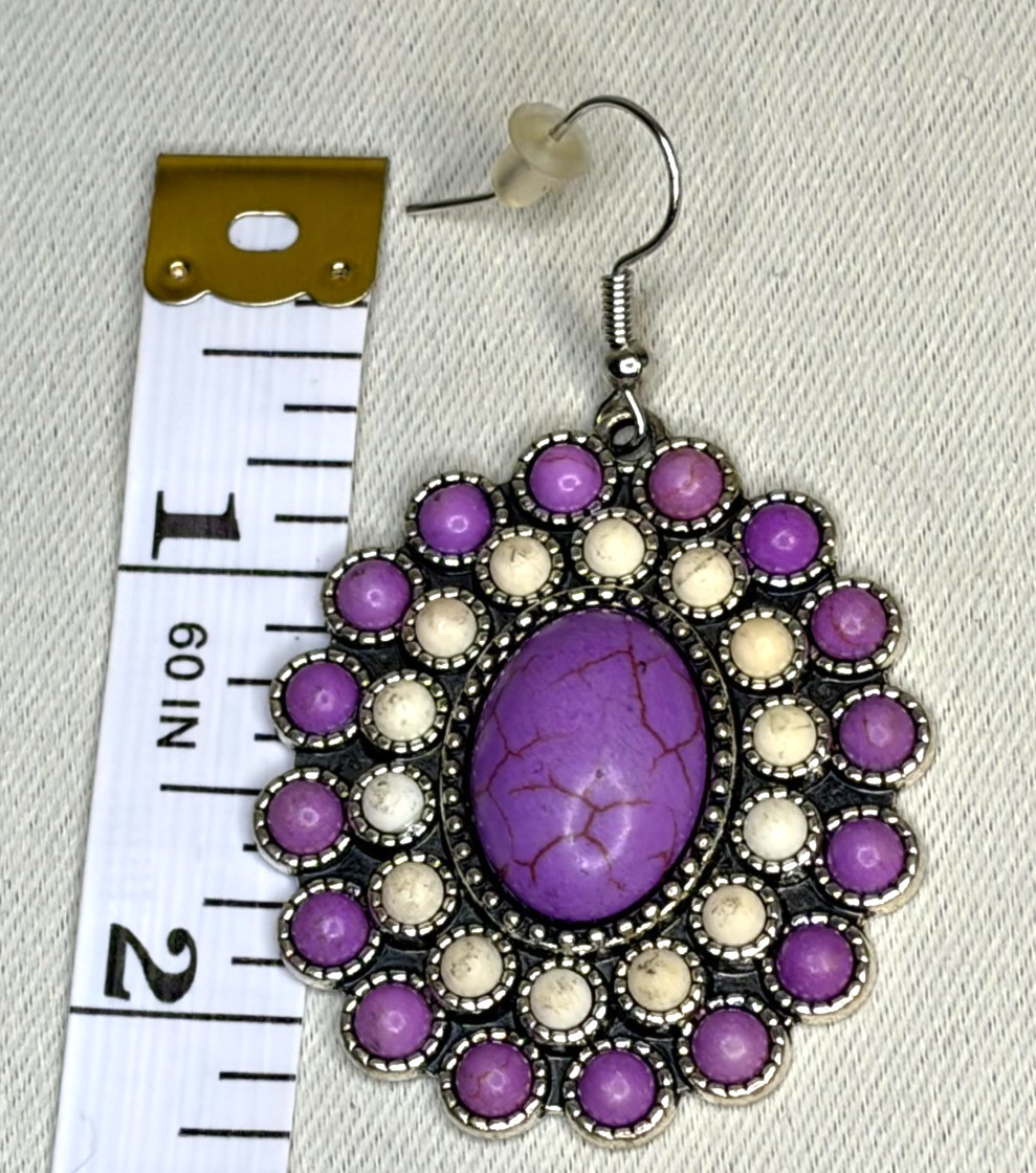 Paparazzi Solstice Purple Stone Earrings