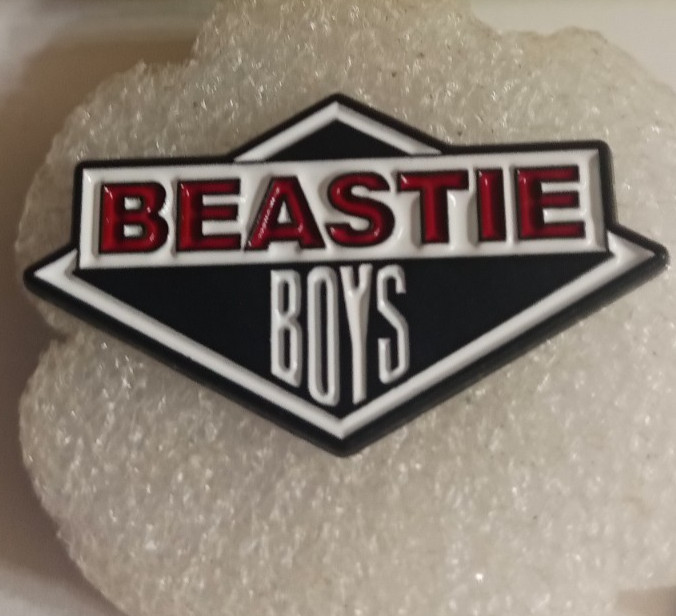 BEASTIE BOYS-PIN-2 OR MORE PINS $5.49 SHIPPING-SPEND $20 SHIPPING IS FREE