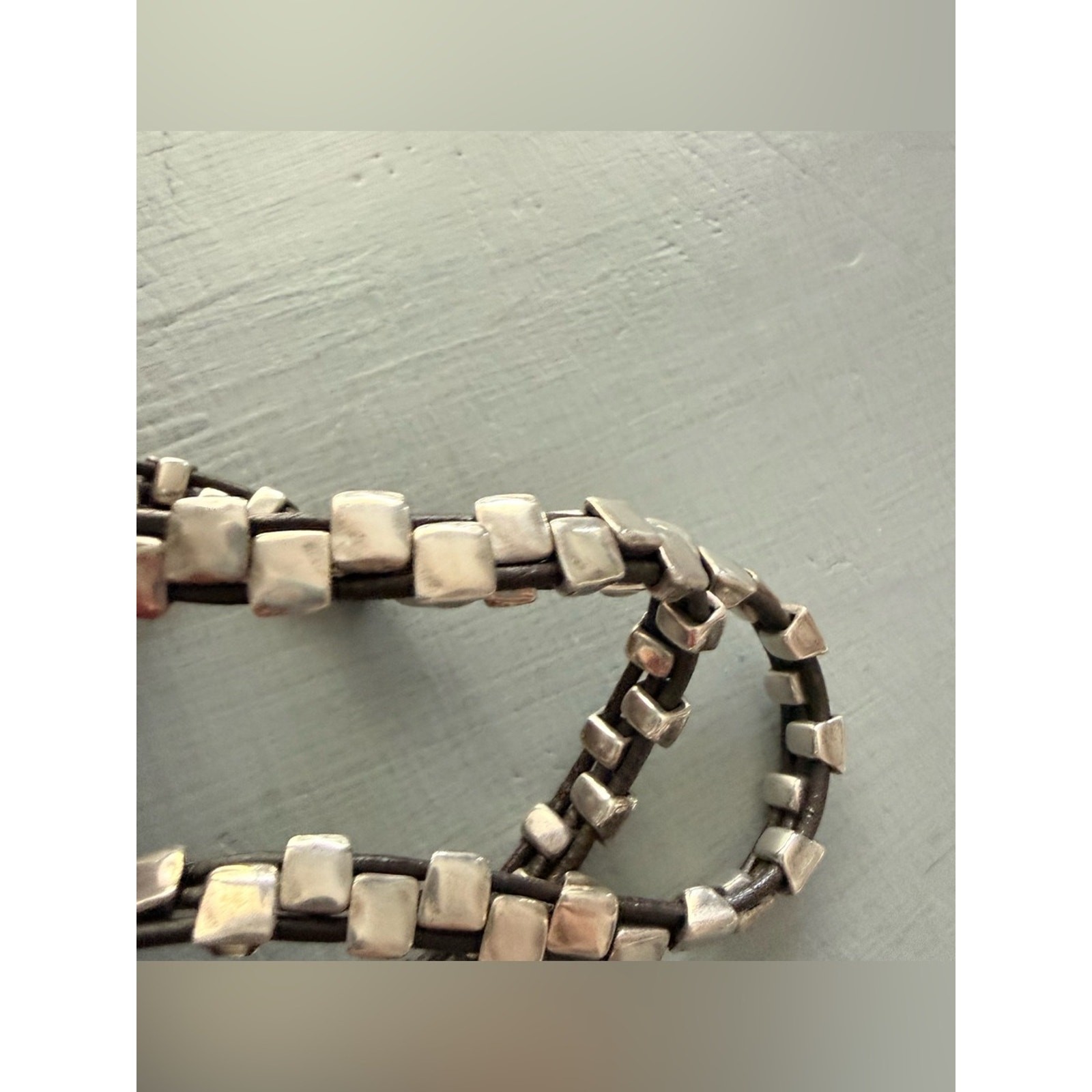 Uno de 50 Square Beaded Necklace