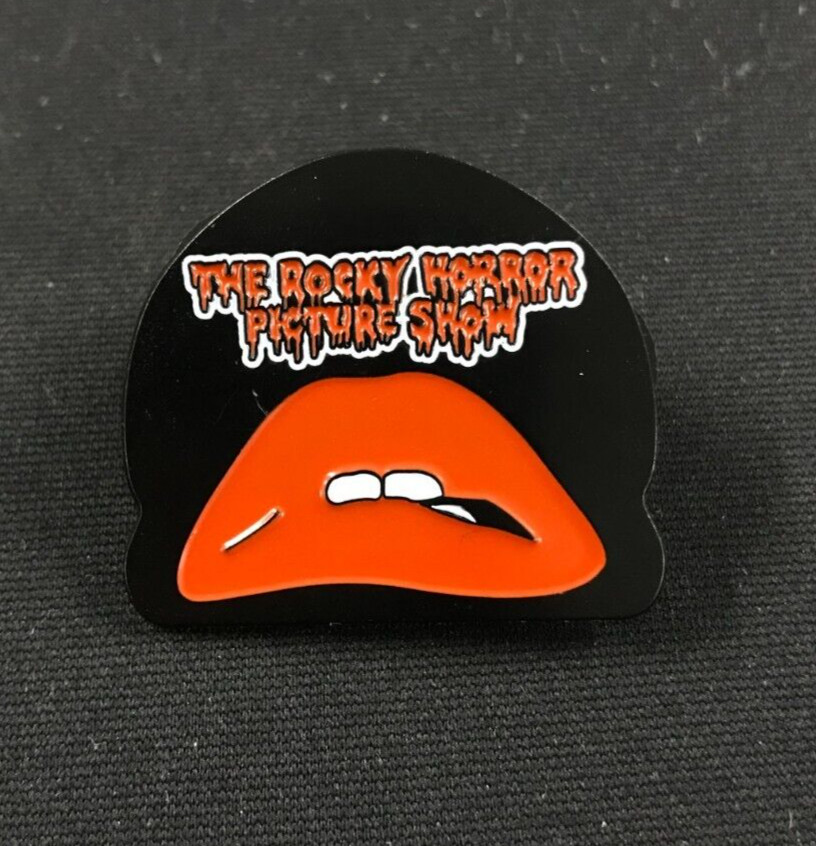 “The Rocky Horror Picture Show” VTG Movie Enamel Pin 1 & 1/4″ Logo w/Red Lips!
