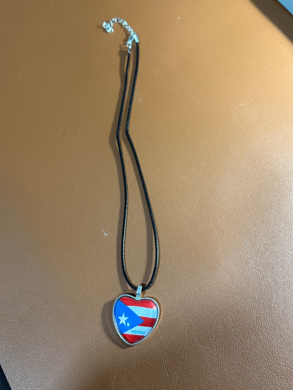 Puerto Rico Necklace with Flag