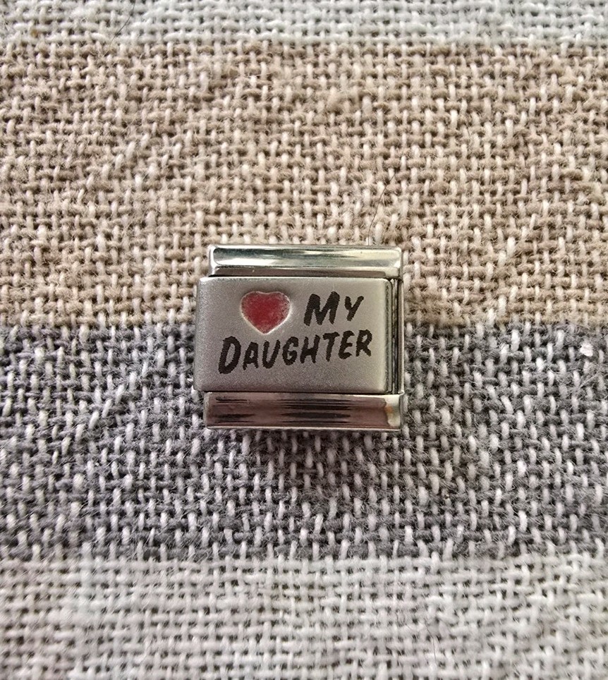 “Love My Daughter” Italian Modular Charm 9mm FREE SHIPPING!!