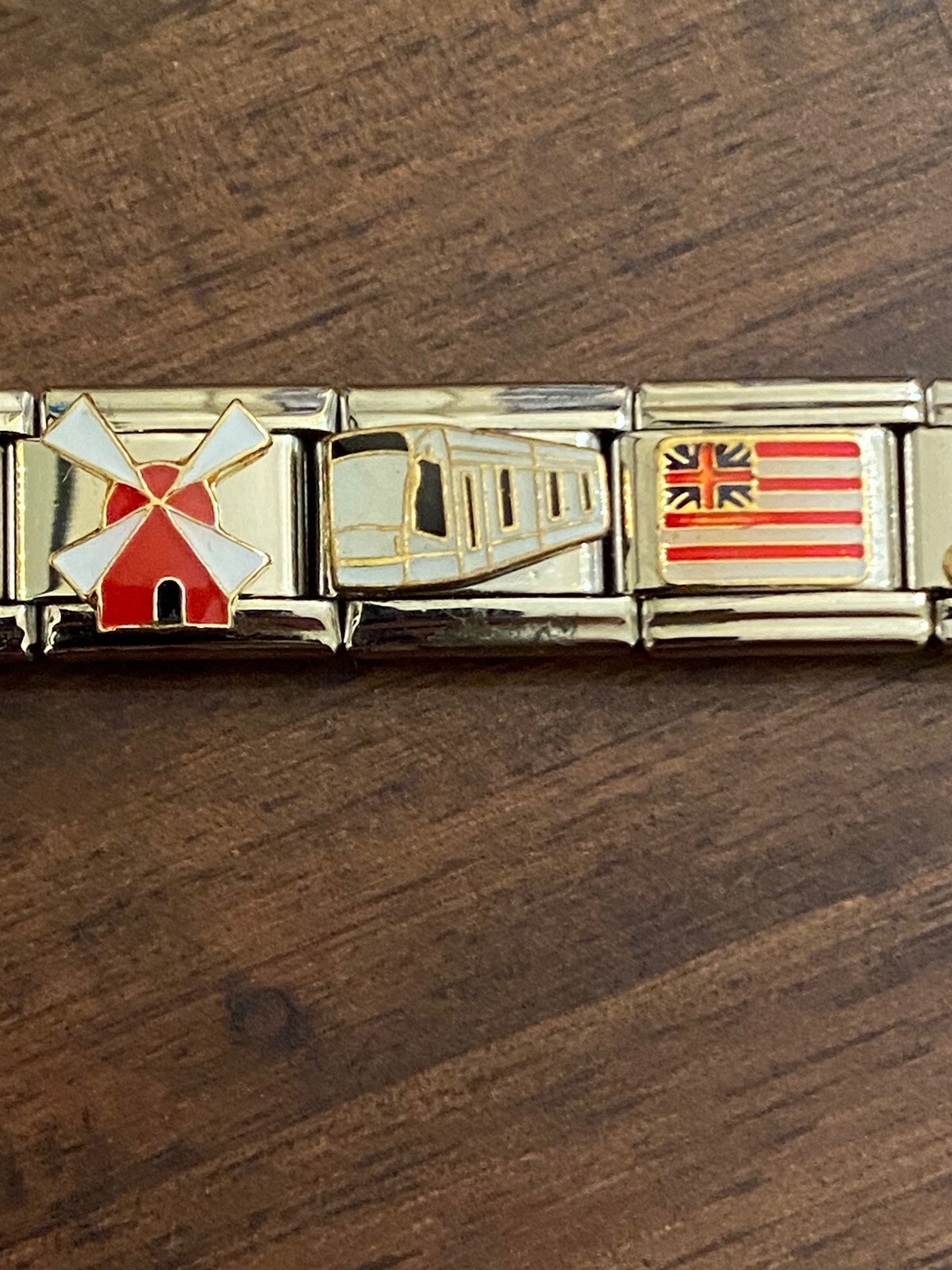 20 Charm Travel/ Passport/ Airplane *Completed Bracelet * Italian Charm New