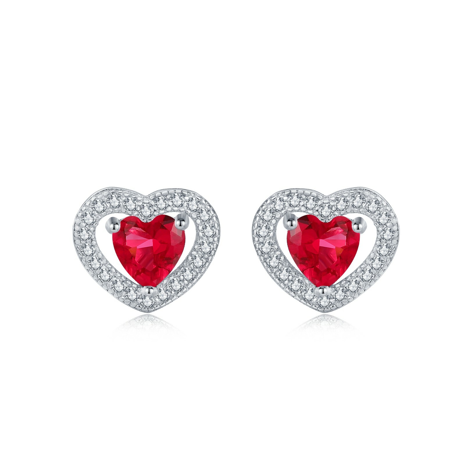 2 Ct Halo Earrings Women Earrings Simulated Diamond 14K Gold Plated Solid Silver